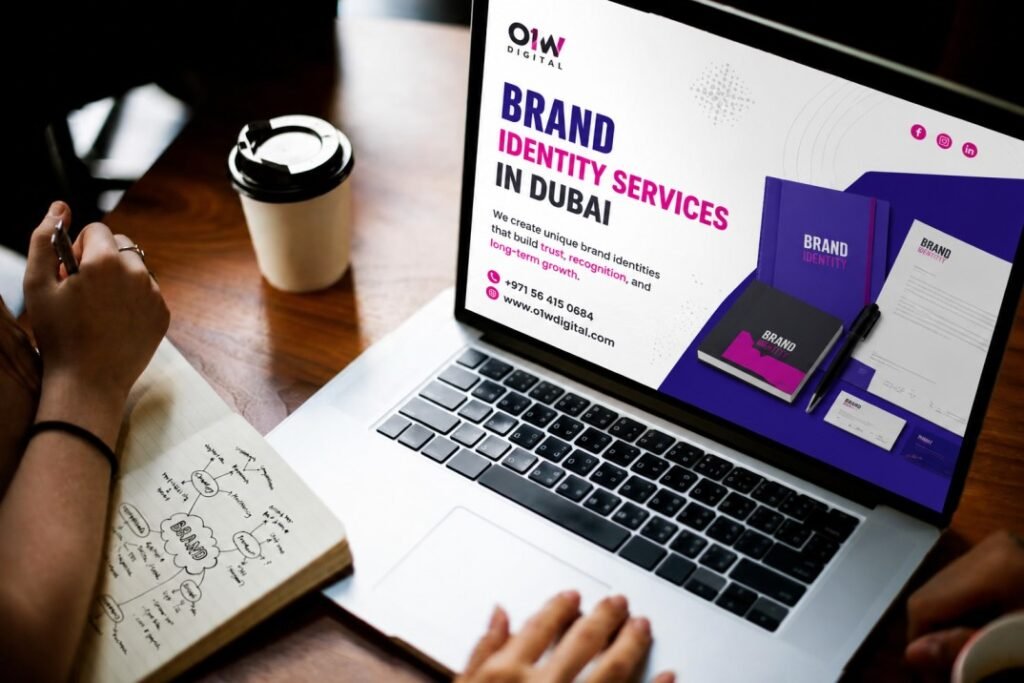 Creative team working on Brand Identity Services in Dubai for modern businesses