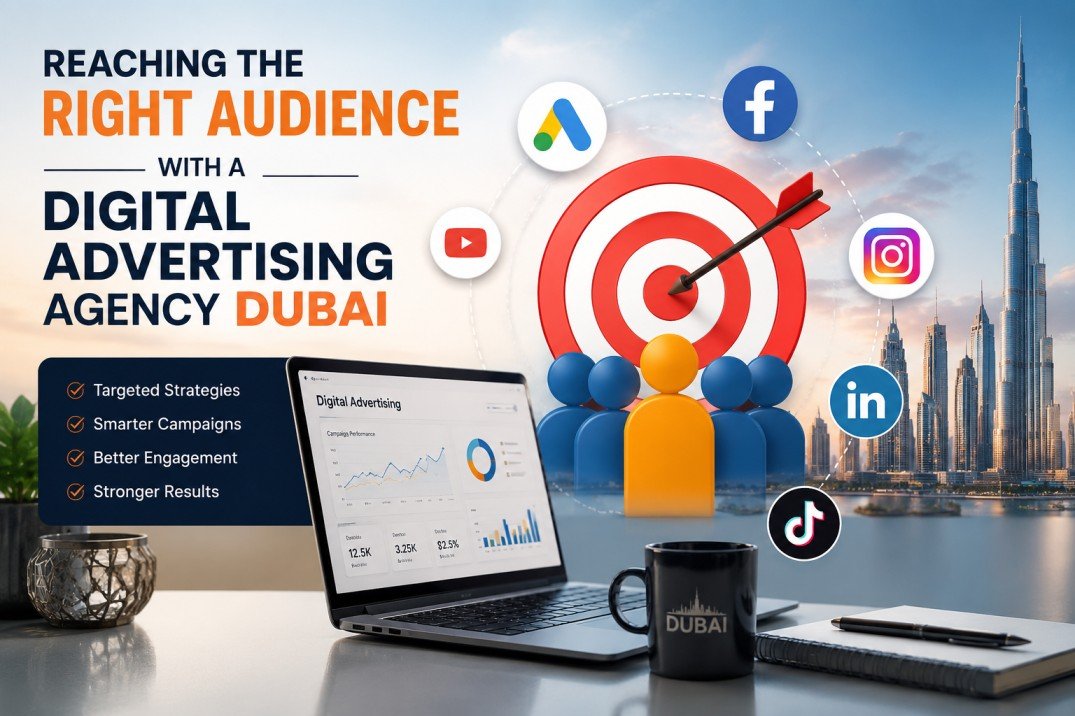 Professional digital advertising agency Dubai managing online campaigns for business growth