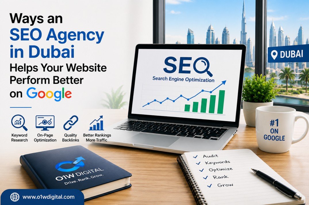 SEO agency in Dubai helping businesses improve Google rankings and website traffic